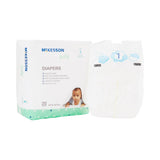 McKesson Unisex Baby Diaper Size 1 Disposable Heavy Absorbency (1144474_BG) 1/BG