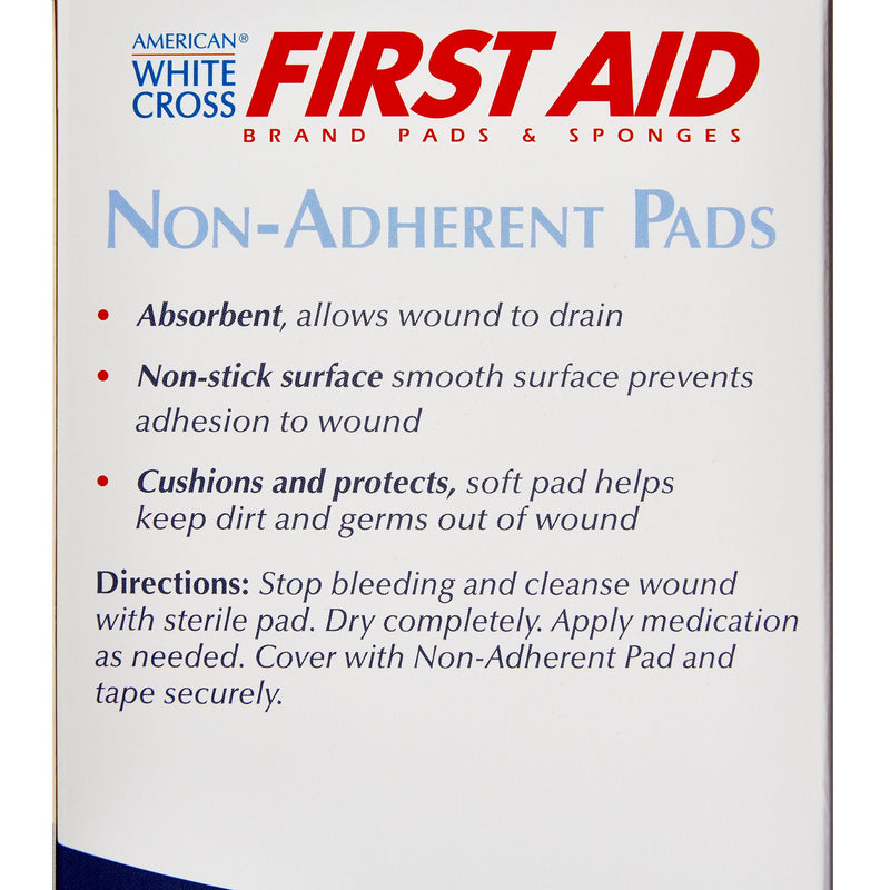 American White Cross Non-Adherent Dressing 2 X 3 Inch Sterile 1 per Pack (126982_EA) 1/EA
