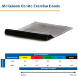 McKesson CanDo® Exercise Resistance Band Black 5 Inch X 6 Yard X-Heavy Resistance (1073315_EA) 1/EA
