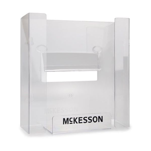 McKesson Glove Box Holder Horizontal or Vertical Mounted 3-Box Capacity Clear 3-1/8 X 10-1/4 X 15-1/4 Inch Plastic (519596_CS) 4/CS