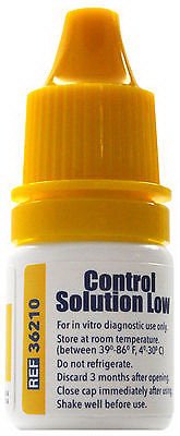 Unistrip™ Blood Glucose Control Solution 4 mL Low Level (1080458_EA) 1/EA