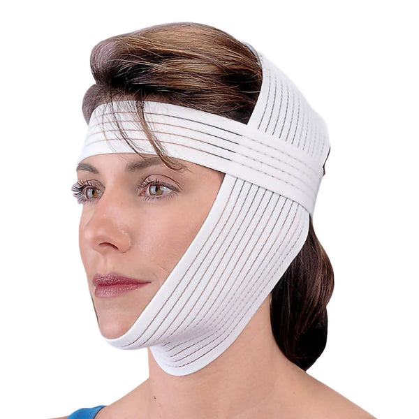 Frank Stubbs Facial Support Wrap One Size Fits Most Spandex White (368452_BX) 10/BX