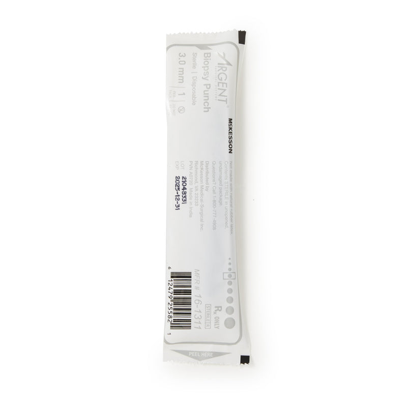McKesson Argent™ Biopsy Punch Dermal 3 mm (1175172_BX) 25/BX