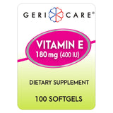 Geri-Care® Vitamin Supplement Vitamin E 400 IU Strength Softgel 100 per Bottle (742181_CS) 12/CS