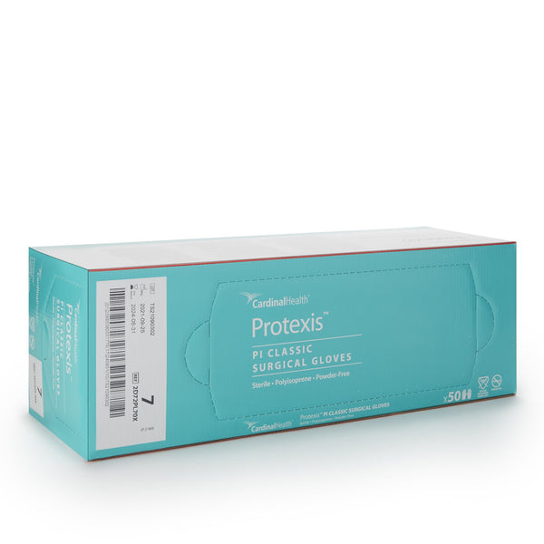 Protexis™ PI Classic Surgical Glove Size 7 Sterile Polyisoprene Standard Cuff Length Smooth Ivory Not Chemo Approved (807440_PR) 1/PR