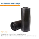 McKesson Trash Bag 56 gal. Black LLDPE 1.5 mil 43 X 47 Inch Star Seal Bottom Coreless Roll (1137659_CS) 100/CS