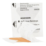 McKesson Adhesive Strip 1.7 X 2 Inch Fabric Fingertip Tan Sterile (466875_BX) 100/BX
