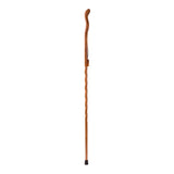 Brazos™ Twisted Fitness Walker Walking Stick Wood 55 Inch Height Tan (1229040_EA) 1/EA