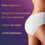 TENA® Women™ Super Plus Female Adult Absorbent Underwear Pull On with Tear Away Seams X-Large Disposable Heavy Absorbency (738745_BG) 14/BG