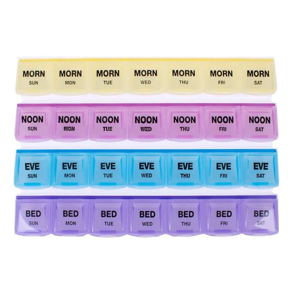 Mediplanner® Pill Organizer 7 Day 4 Dose (1049933_EA) 1/EA