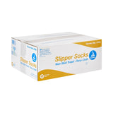 Dynarex Slipper Socks Unisex Adult X-Large Single Tread Single Patient Use Beige (826646_EA) 1/EA