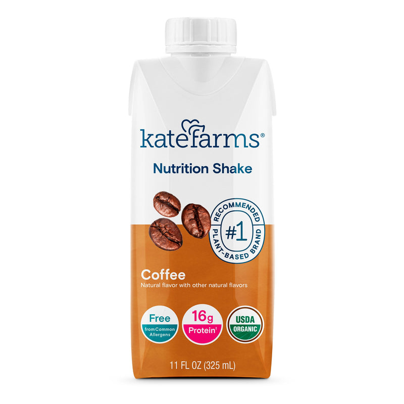 Kate Farms Nutrition Shake Oral Supplement Coffee Flavor Liquid 11 oz. Carton (1170428_EA) 1/EA