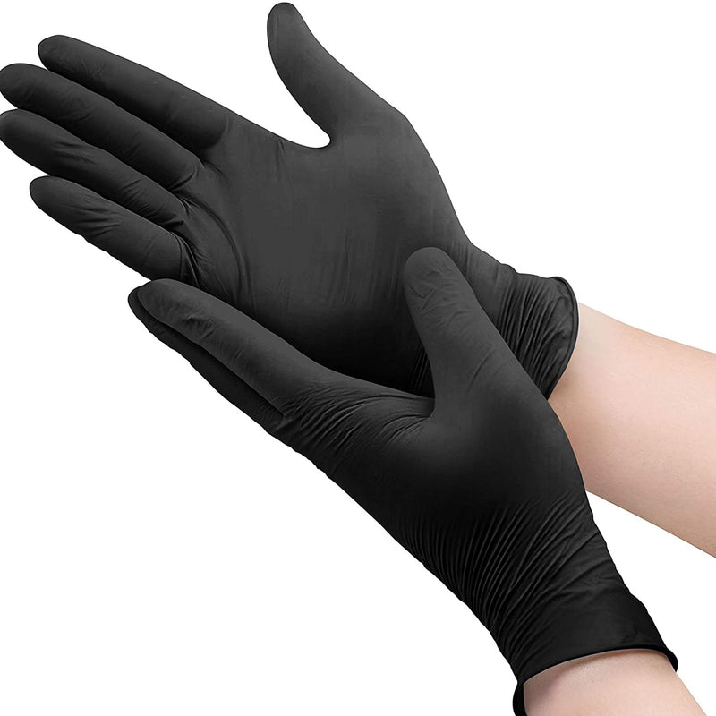 MICROFLEX® MidKnight™ Touch 93-732 Exam Glove Small NonSterile Nitrile Standard Cuff Length Textured Fingertips Black Not Rated (1182922_CS) 1000/CS