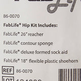 FabLife™ Standard ADL Hip / Knee Equipment Kit Reacher - 26 Inch Length / Shoehorn - 18 Inch Length (814424_EA) 1/EA
