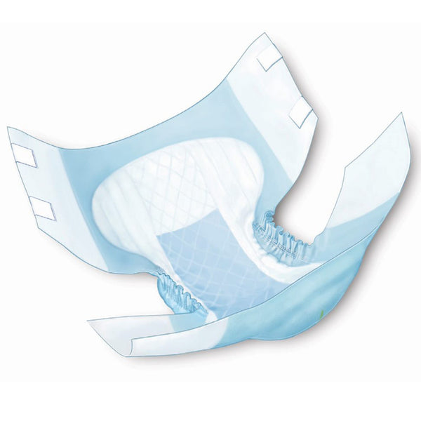 Wings™ Quilted Plus with BreatheEasy™ Technology Unisex Adult Incontinence Brief X-Large Disposable Heavy Absorbency (1176300_CS) 60/CS