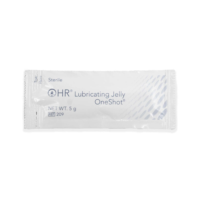 HR® One Shot® Lubricating Jelly 5 Gram Individual Packet Sterile (869211_EA) 1/EA