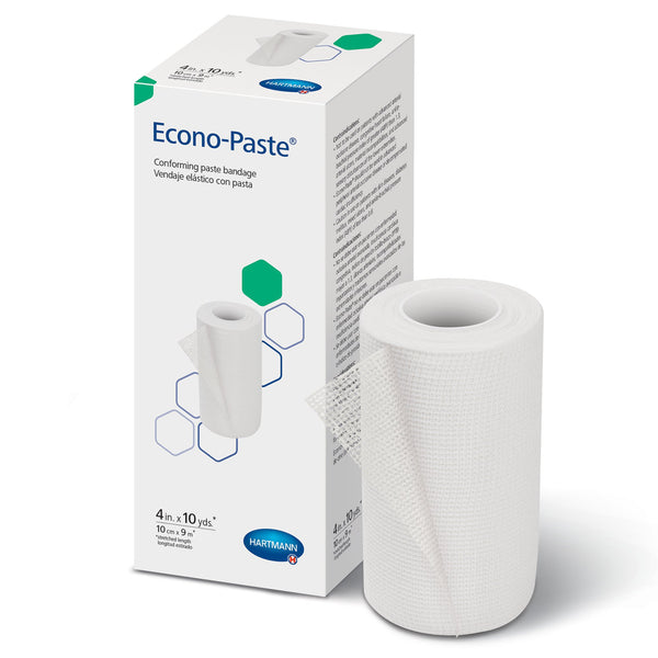 Econo-Paste® Unna Boot Zinc Oxide 4 Inch X 10 Yard (418663_CS) 12/CS