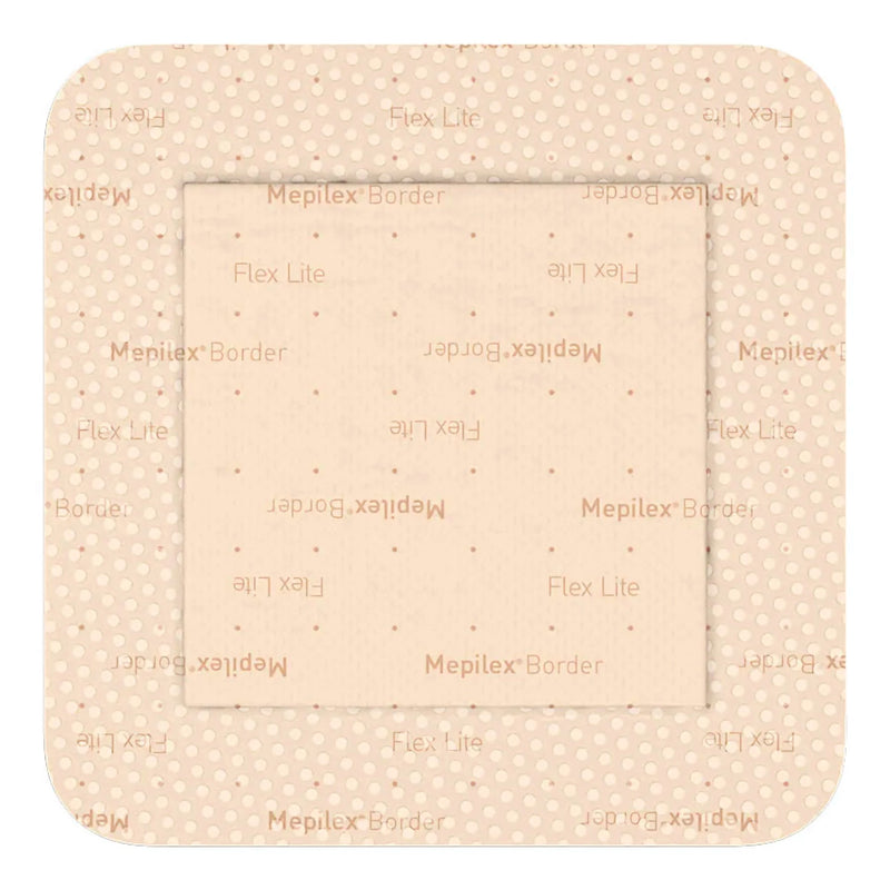 Mepilex® Border Flex Lite Thin Foam Dressing 3 X 3 Inch With Border Film Backing Silicone Adhesive Square Sterile (1195996_CS) 70/CS