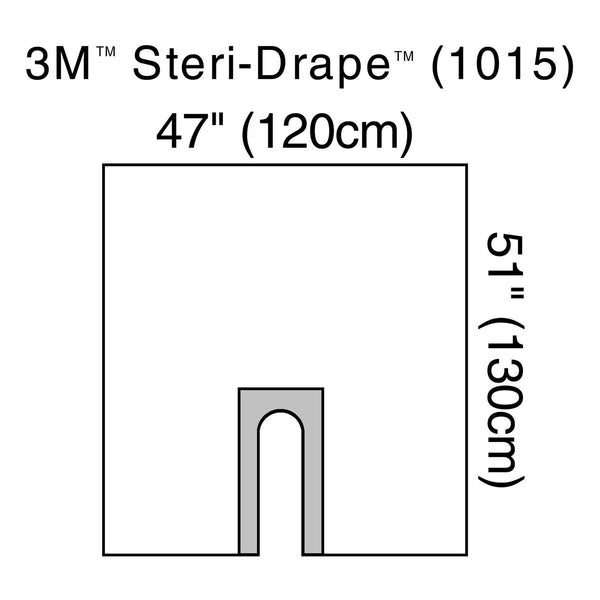 3M™ Steri-Drape™ Orthopedic Drape U-Drape 47 W X 51 L Inch Sterile (5716_BX) 10/BX