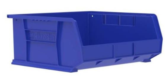 AkroBins® Storage Bin Blue Plastic 7 X 14-3/4 X 16-1/2 Inch (164566_EA) 1/EA