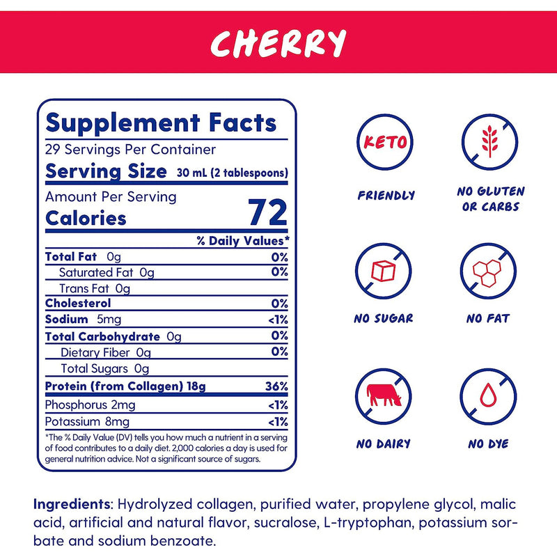 Proteinex® Oral Supplement Cherry Flavor Liquid 30 oz. Bottle (871522_EA) 1/EA