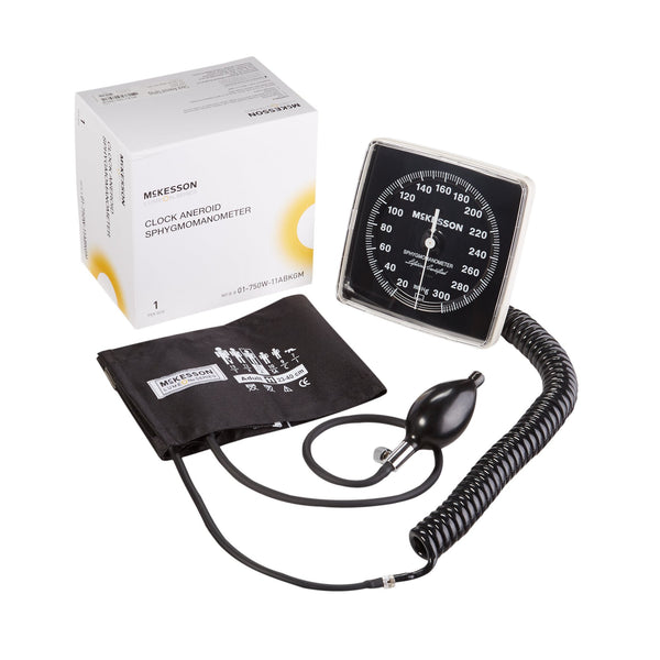 McKesson LUMEON™ Aneroid Sphygmomanometer Unit Adult Cuff Nylon Cuff 23 - 40 cm Wall Mount (803190_EA) 1/EA