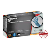 NitriDerm® EP Exam Glove Small NonSterile Nitrile Extended Cuff Length Fully Textured Blue Chemo Tested / Fentanyl Tested (812545_BX) 100/BX