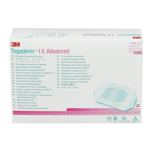 3M™ Tegaderm™ I.V. Dressing Film 4 X 4-3/4 Inch Sterile (764489_BX) 50/BX