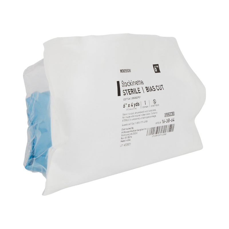 McKesson Bias Cut Stockinette Cotton 6 Inch X 4 Yard Size 6 Beige Sterile (457703_CS) 18/CS