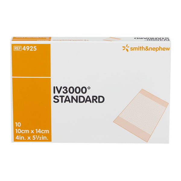 IV3000™ Catheter Securement Dressing Film 4 X 5 Inch Sterile (193313_CS) 100/CS