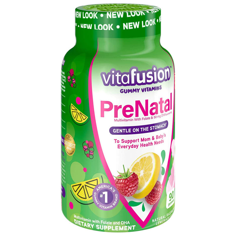 Church and Dwight Prenatal Vitamin Supplement Gummy 90 per Bottle Assorted Fruit Flavor (1125217_BT) 1/BT