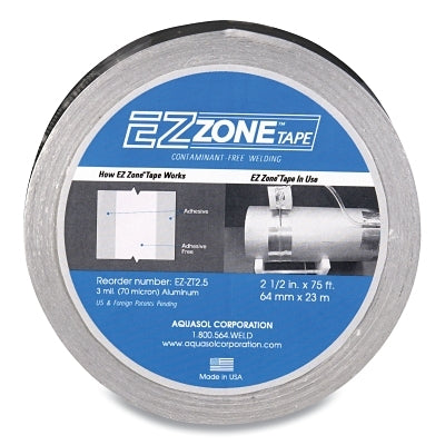 Aquasol Corporation Ez Zone Tapes, Silver, 2.5 in x 75 ft x 3 mil (047-EZ-ZT25) Each