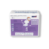 Seni® Shaped Night Pads Incontinence Liner 27 Inch Length Heavy Absorbency Super Absorbent Core One Size Fits Most (1223800_PK) 8/PK