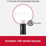 Accu-Chek® Lancet for Lancing Device Non-Safety Twist Off Cap Multiple Sites (820615_BX) 102/BX