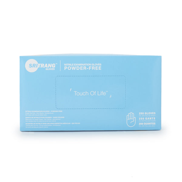 Touch of Life™ Exam Glove X-Large NonSterile Nitrile Textured Fingertips Black Chemo Tested (1175350_CS) 2250/CS