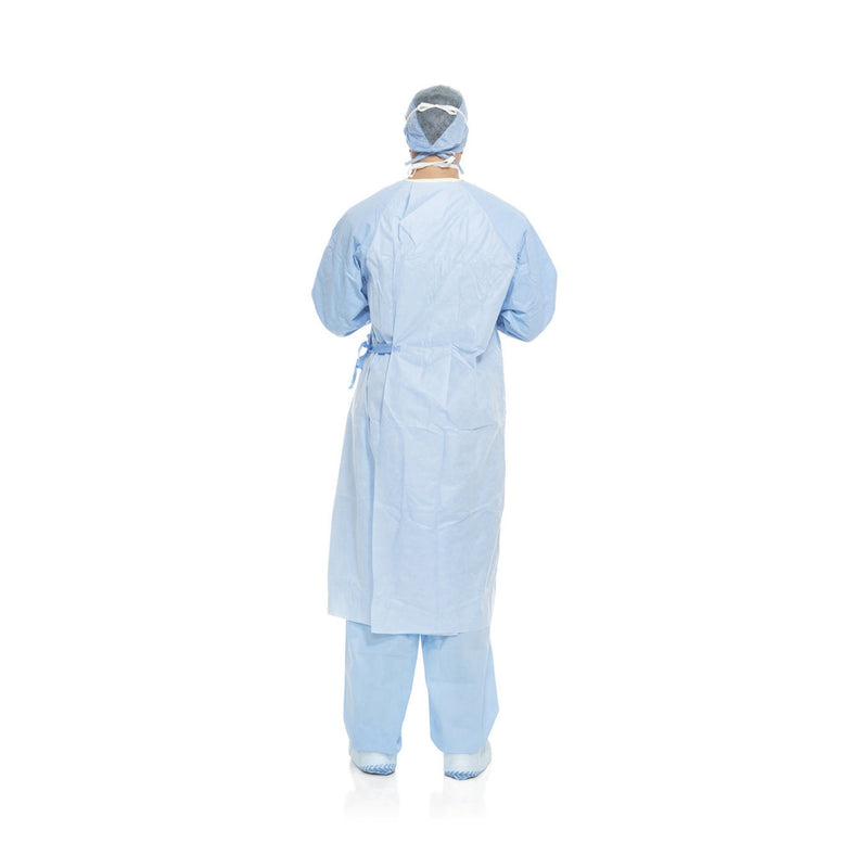 Aero Blue Surgical Gown with Towel Small / Medium Blue Sterile AAMI Level 3 Disposable (938742_EA) 1/EA