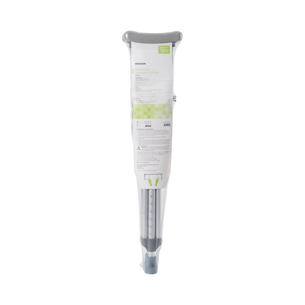 McKesson Underarm Crutches Pediatric 4 Foot to 4 Foot 6 Inch User Height Aluminum Frame 175 lbs. Weight Capacity (1076178_PR) 1/PR