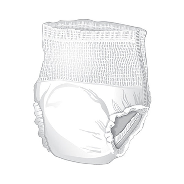 McKesson Classic Unisex Adult Absorbent Underwear Pull On with Tear Away Seams Large Disposable Light Absorbency (884176_BG) 1/BG