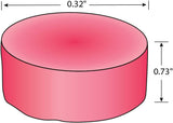 Hospeco® Health Gards® Para Toss Block in Shipper, Pink Cherry, 3.5 oz, Case of 144 (HOS06411) Case of 144