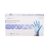McKesson Confiderm® 3.8 Exam Glove Large NonSterile Nitrile Standard Cuff Length Textured Fingertips Blue Not Rated (921613_BX) 100/BX