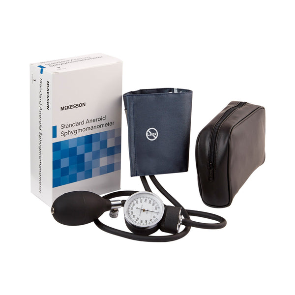 McKesson Brand Aneroid Sphygmomanometer Unit Small Adult Cuff Nylon Cuff 19 - 27 cm Pocket Aneroid (803196_BX) 1/BX