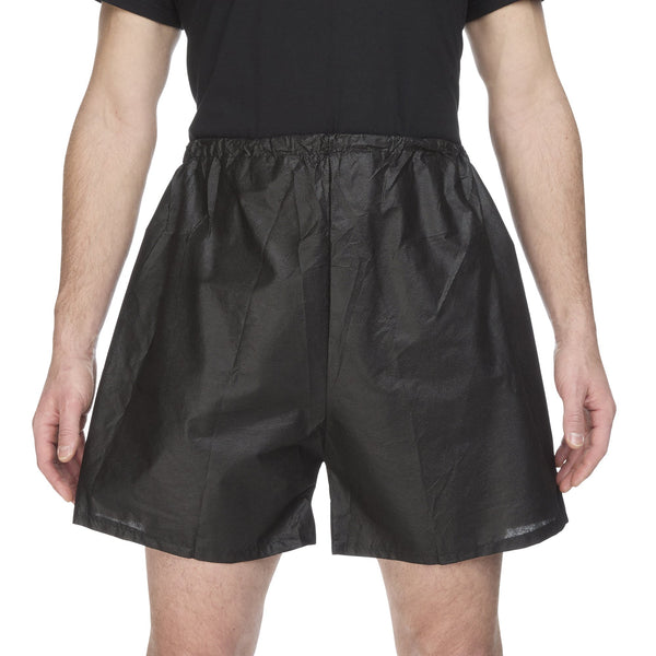 Reflections™ Exam Shorts Large / X-Large Black Spunbond Polypropylene Adult Disposable (776037_EA) 1/EA