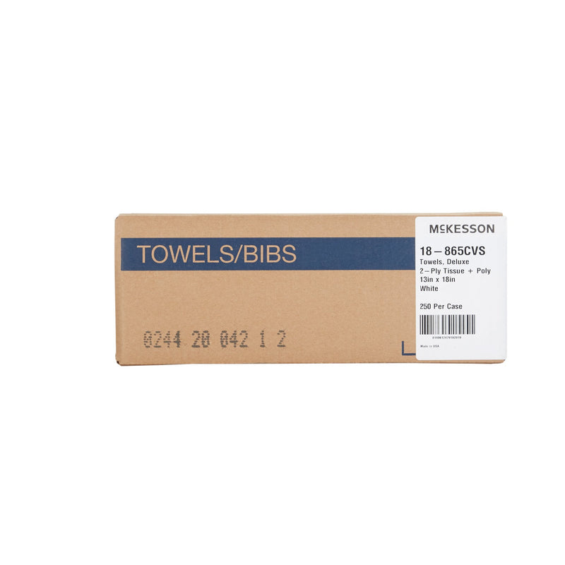 McKesson Procedure Towel 13 W X 18 L Inch White NonSterile (770003_CS) 250/CS