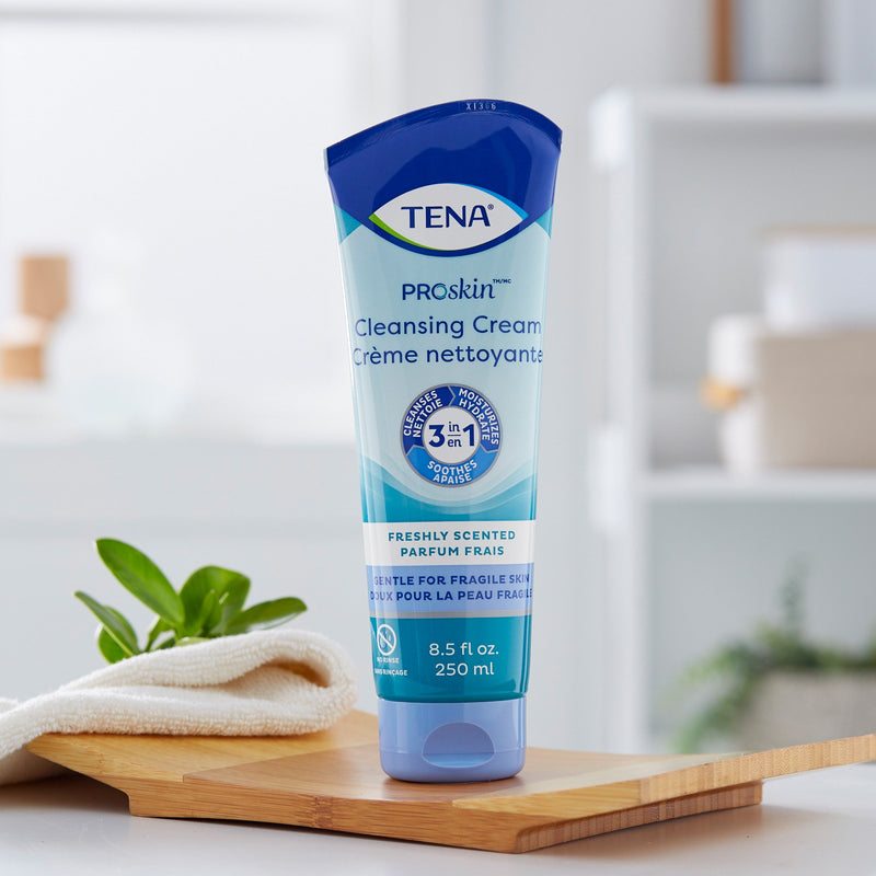 TENA® ProSkin™ Cleansing Cream Rinse-Free Body Wash Cream 8.5 oz. Tube Mild Scent (931626_EA) 1/EA
