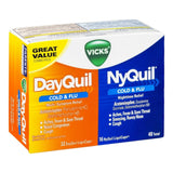 DayQuil® Nyquil® Combo Pack Cold and Cough Relief 325 mg - 10 mg - 5 mg Strength and 325 mg - 15 mg - 6.25 mg Strength Gelcap 48 per Box (829814_CT) 48/CT