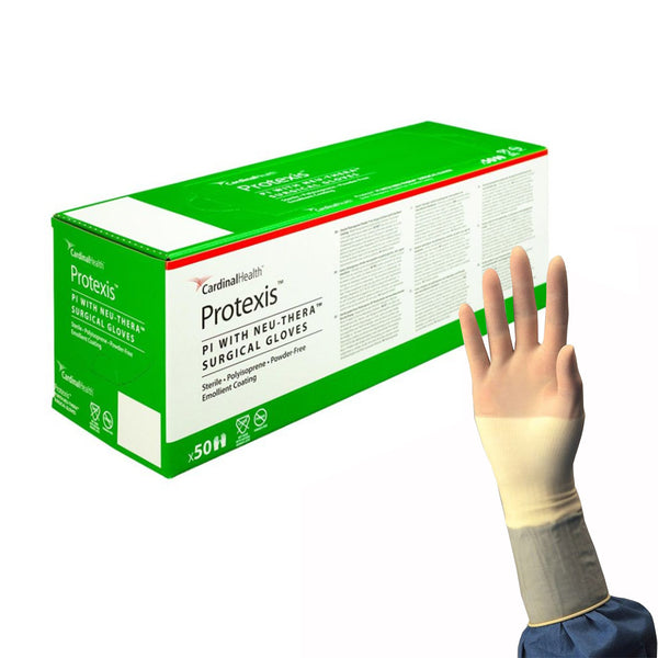 Protexis™ PI with Neu-Thera® Surgical Glove Size 6.5 Sterile Polyisoprene Standard Cuff Length Smooth Ivory Not Chemo Approved (486334_CS) 200/CS