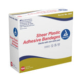Dynarex® Adhesive Strip 3/4 X 3 Inch Plastic Rectangle Tan Sterile (575254_BX) 1/BX
