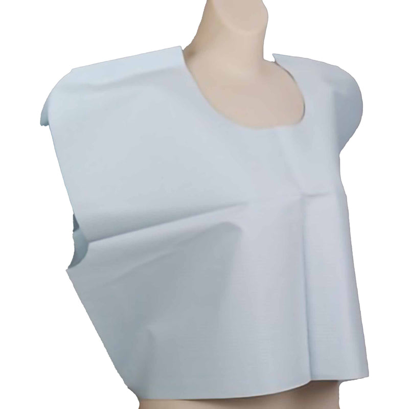 Tidi® Exam Cape Blue X-Large Front / Back Opening Without Closure Unisex Disposable (983945_CS) 100/CS