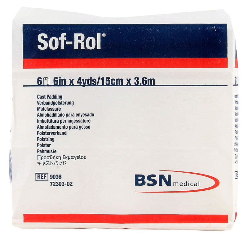 Sof-Rol® Cast Padding Undercast 6 Inch X 4 Yard Rayon NonSterile (4892_CS) 36/CS