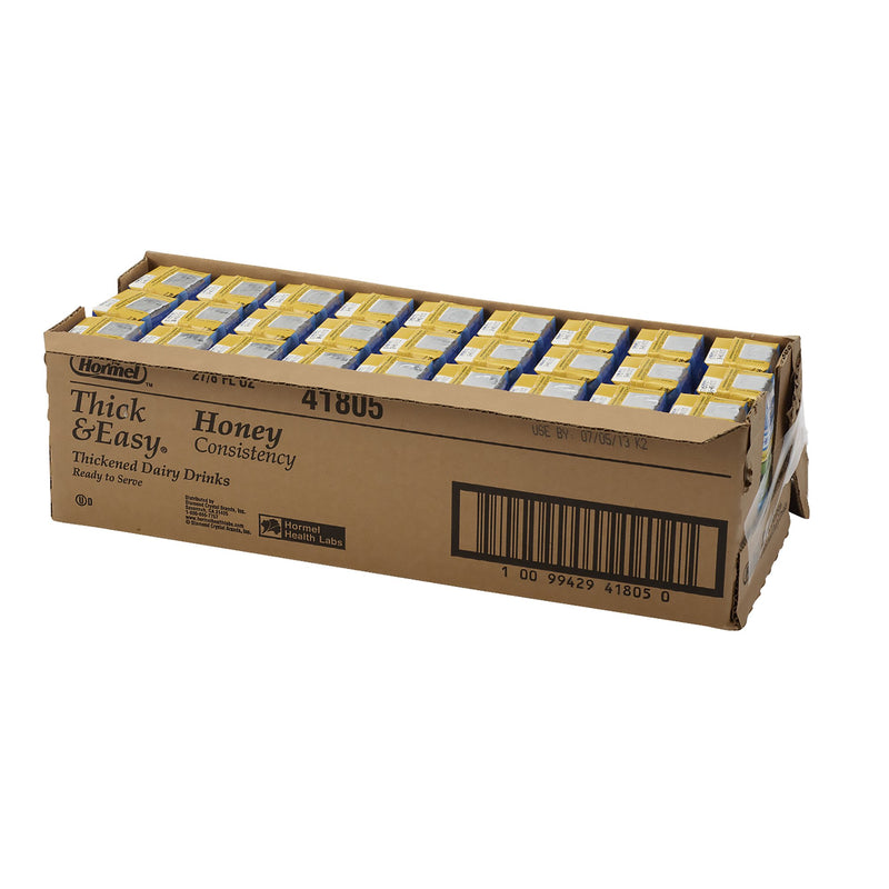 Thick & Easy® Dairy Thickened Beverage 8 oz. Carton Milk Flavor Liquid IDDSI Level 3 Moderately Thick/Liquidized (866366_CS) 27/CS